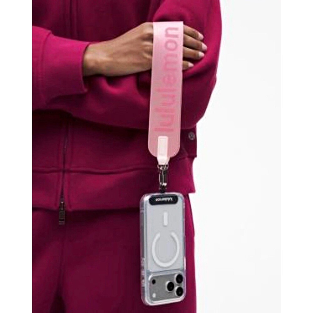 Lululemon Never Lost Phone Strap Pink. DISCONTINUED ITEM